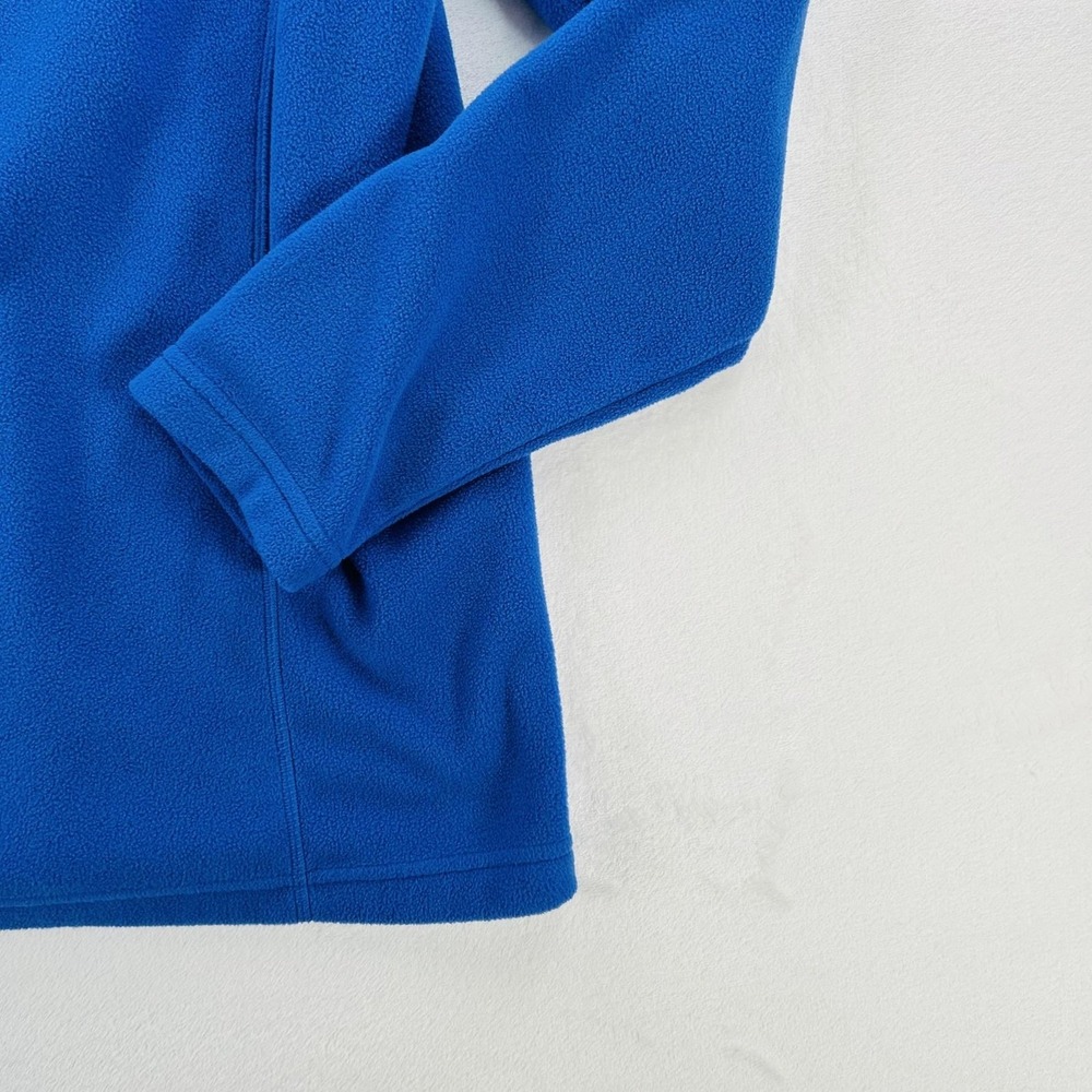 Lands' End Sweatshirt Womens Large 14-16 Blue Fleece 1/4 Zip Pullover Winter - Picture 15 of 16